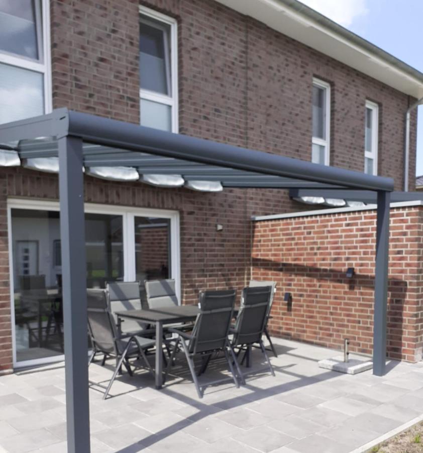 NEU!Moderne, lichtdurchflutete DHH, zentral, Garten, Wallbox, WLAN Butjadingen Exterior foto