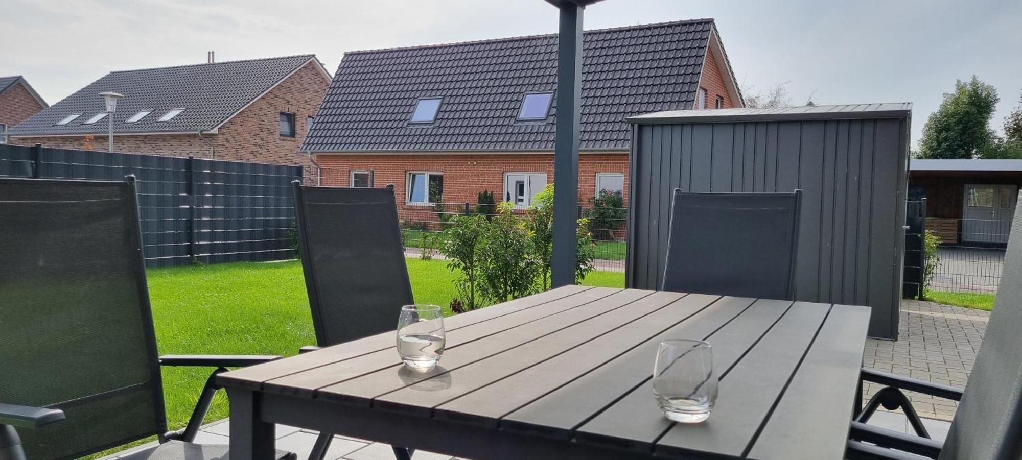 NEU!Moderne, lichtdurchflutete DHH, zentral, Garten, Wallbox, WLAN Butjadingen Exterior foto