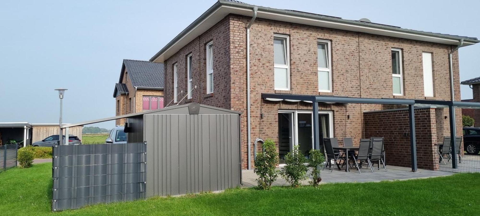 NEU!Moderne, lichtdurchflutete DHH, zentral, Garten, Wallbox, WLAN Butjadingen Exterior foto