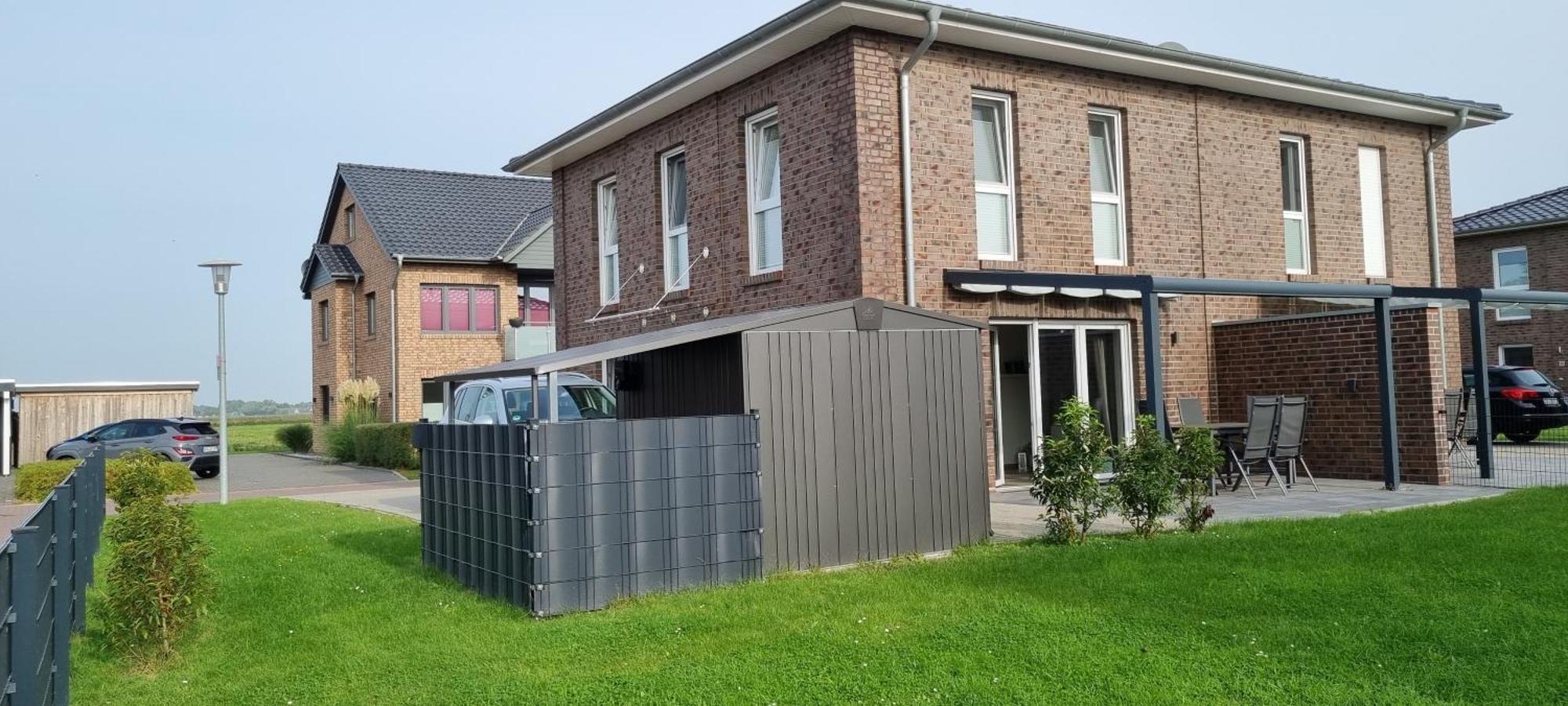 NEU!Moderne, lichtdurchflutete DHH, zentral, Garten, Wallbox, WLAN Butjadingen Exterior foto
